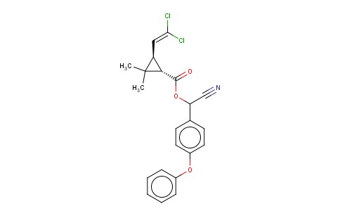 (1S,3R)-CYANO(4-PHENOXYPHENYL)METHYL 3-(2,2-DICHLOROVINYL)-2,2-DIMETHYL CYCLOPROPANECARBOXYLATE